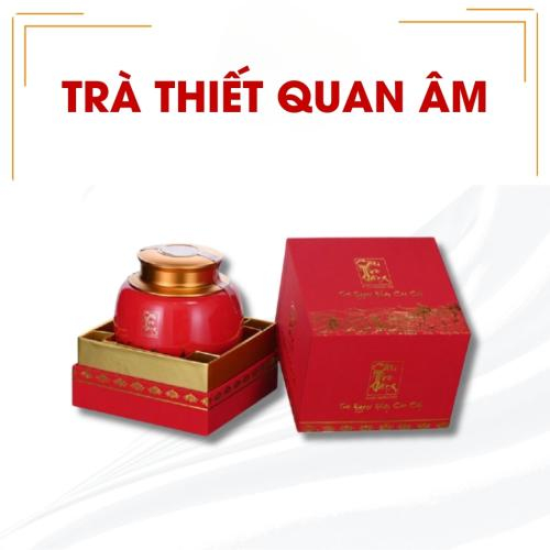 Trà Thiết Quan Âm Cầu Tre Vàng Hũ Sứ Cao Cấp 80g